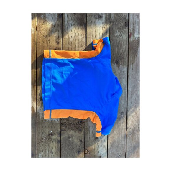 Please Mum Swim Top Rashguard Blue Sz 12-18m - Picture 4 of 4